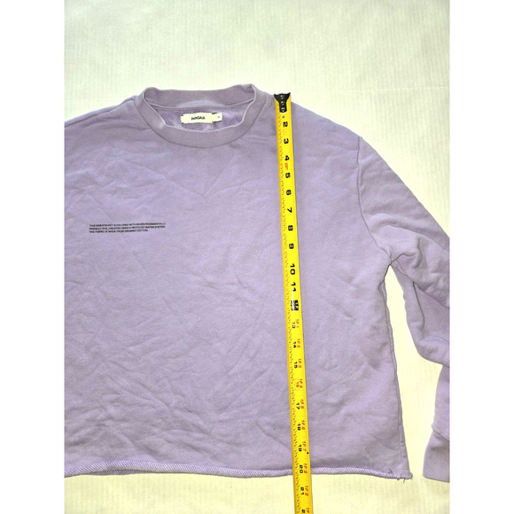Pangaia 302183 Women 365 Midweight Crewneck Sweatshirt Orchid Purple Size Small - Picture 5 of 12